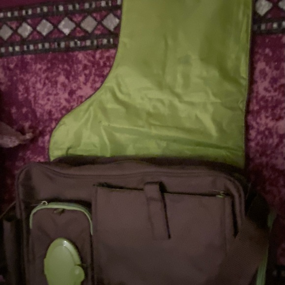 Fisher price organizer diaper bag - brown/green - Picture 3 of 12